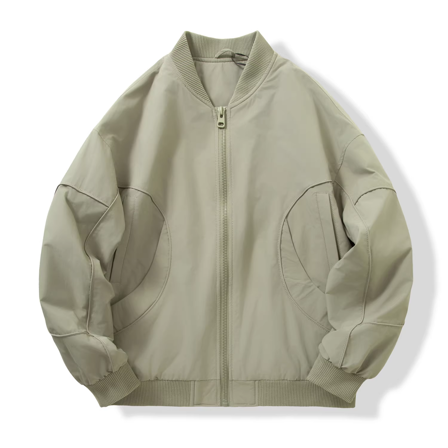 Dòng thiết kế của Don Quixote dành cho người Mỹ! Dòng máy bay MA1! Áo khoác cổ bóng chày màu trơn, kiểu dáng đơn giản, nhẹ nhàng, thích hợp cho công việc nhẹ nhàng