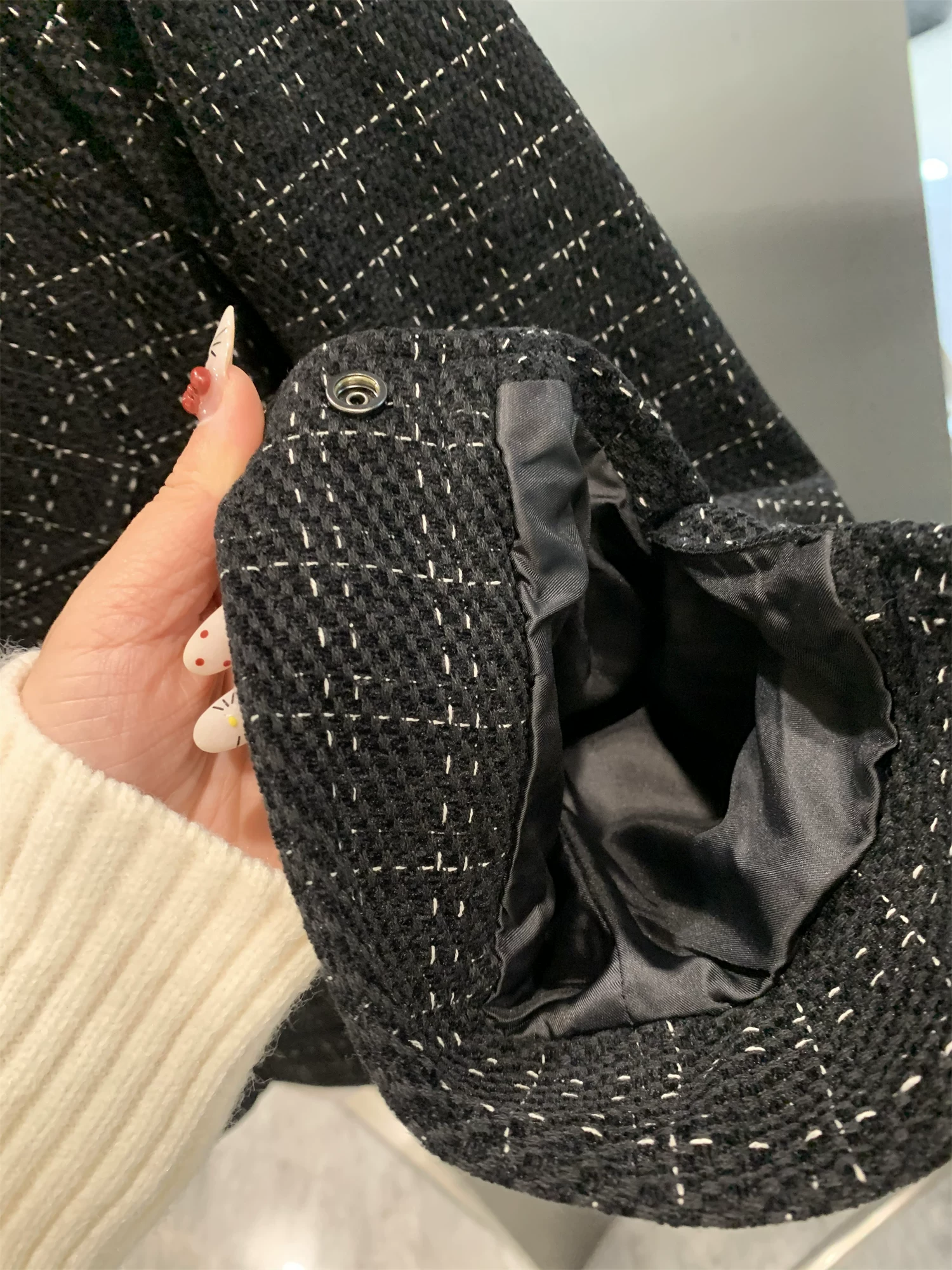 Don Quixote H series rất hay! Họa tiết kẻ caro! Áo khoác nam đa năng, kiểu dáng thường ngày, cổ trụ, hợp thời trang mùa thu đông