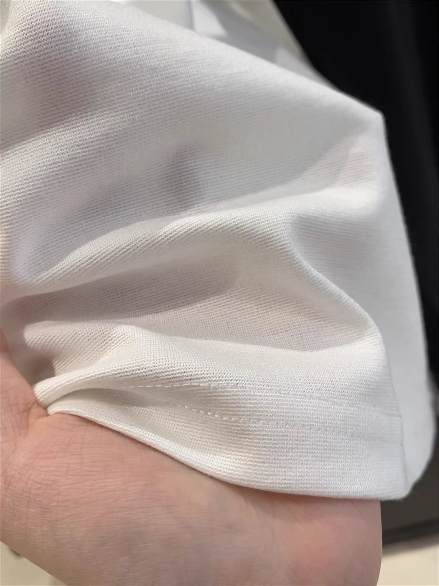 Don Quixote Acetate Fiber + Tencel Lyocell! Áo thun nam tay ngắn cổ tròn màu trơn mùa hè được đóng hộp hợp thời trang