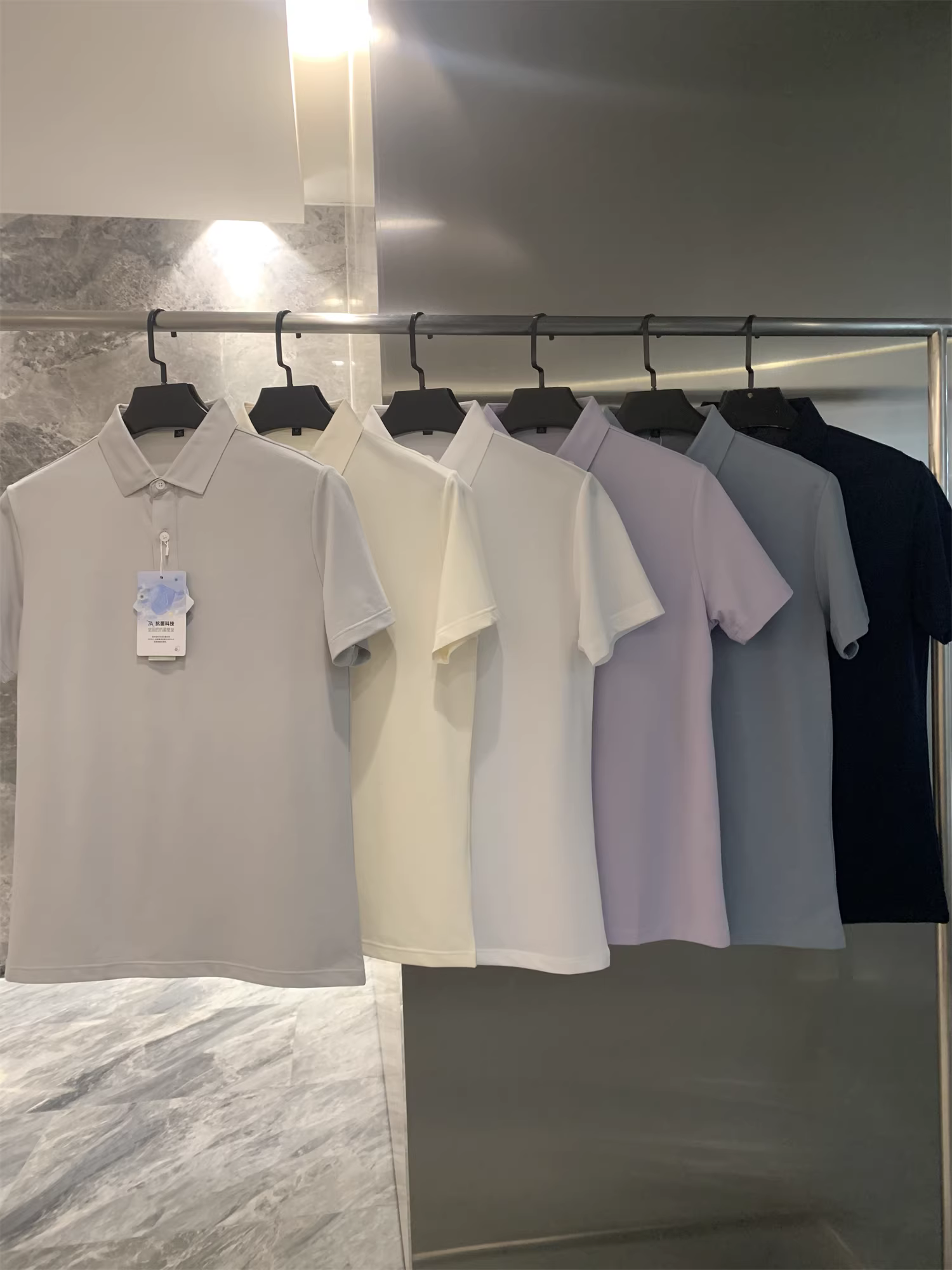 Áo Polo nam Don Quixote thấm hút mồ hôi! Mát mẻ, nhanh khô, thoáng khí! Áo Polo ngắn tay chất liệu lưới Pique mùa hè dành cho nam