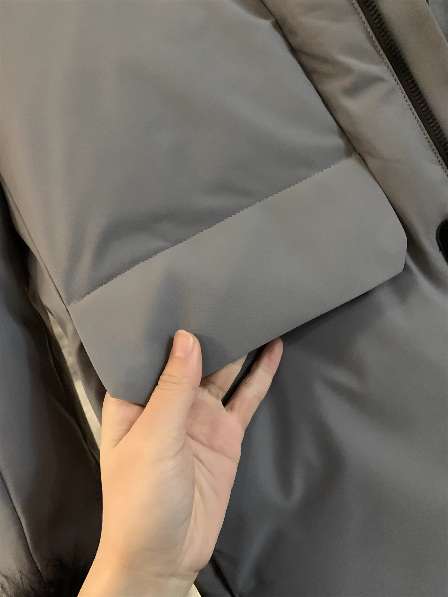 Quần áo bảo hộ lao động nhẹ ngoài trời Don Quixote! Áo khoác nam mùa đông dày dặn ấm áp màu trơn có mũ trùm đầu kiểu dáng giản dị