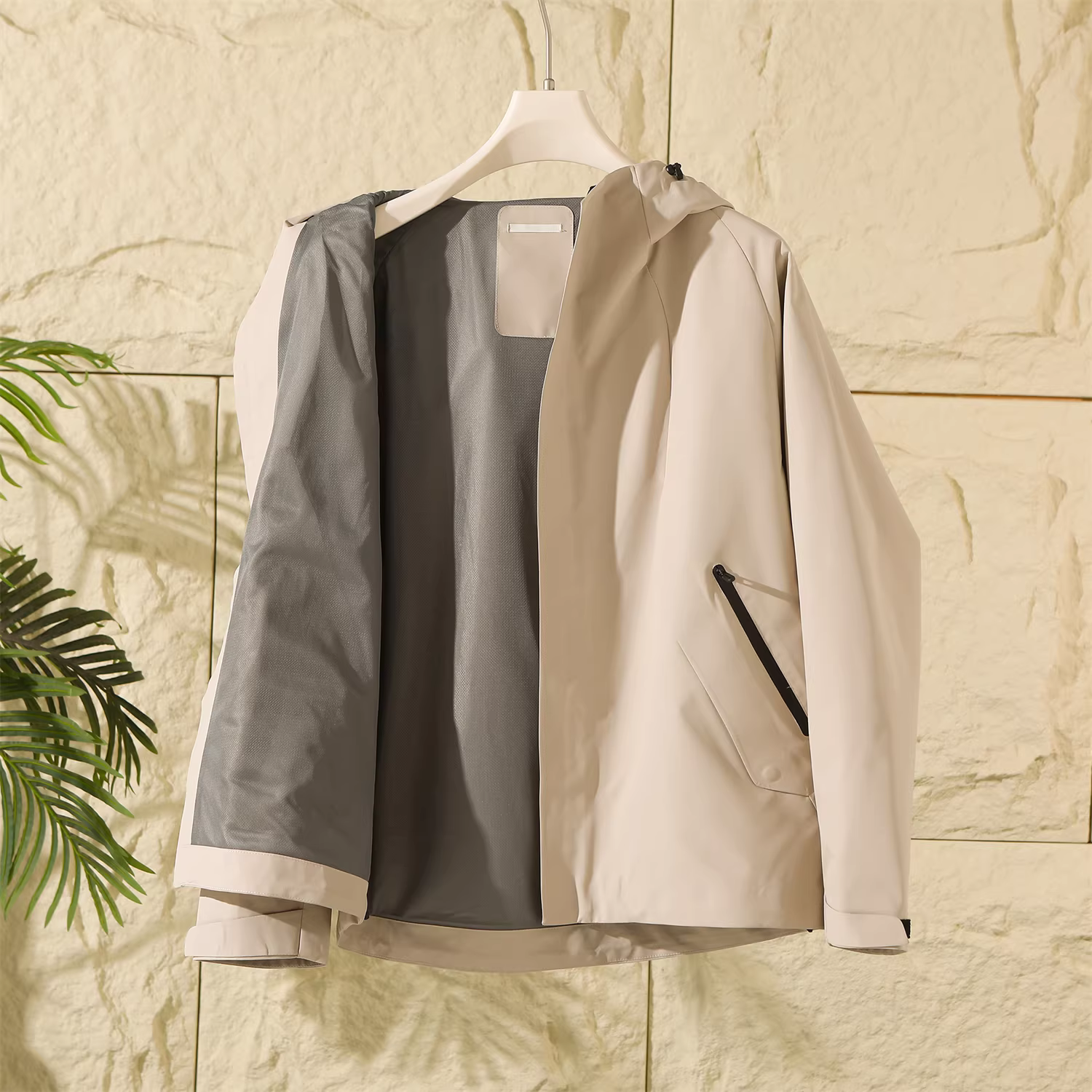 Don Quixote mặc một bộ quần áo ba kiểu! Áo lót + áo khoác ngoài! Áo khoác có mũ trùm đầu thời trang thu đông dành cho nam.