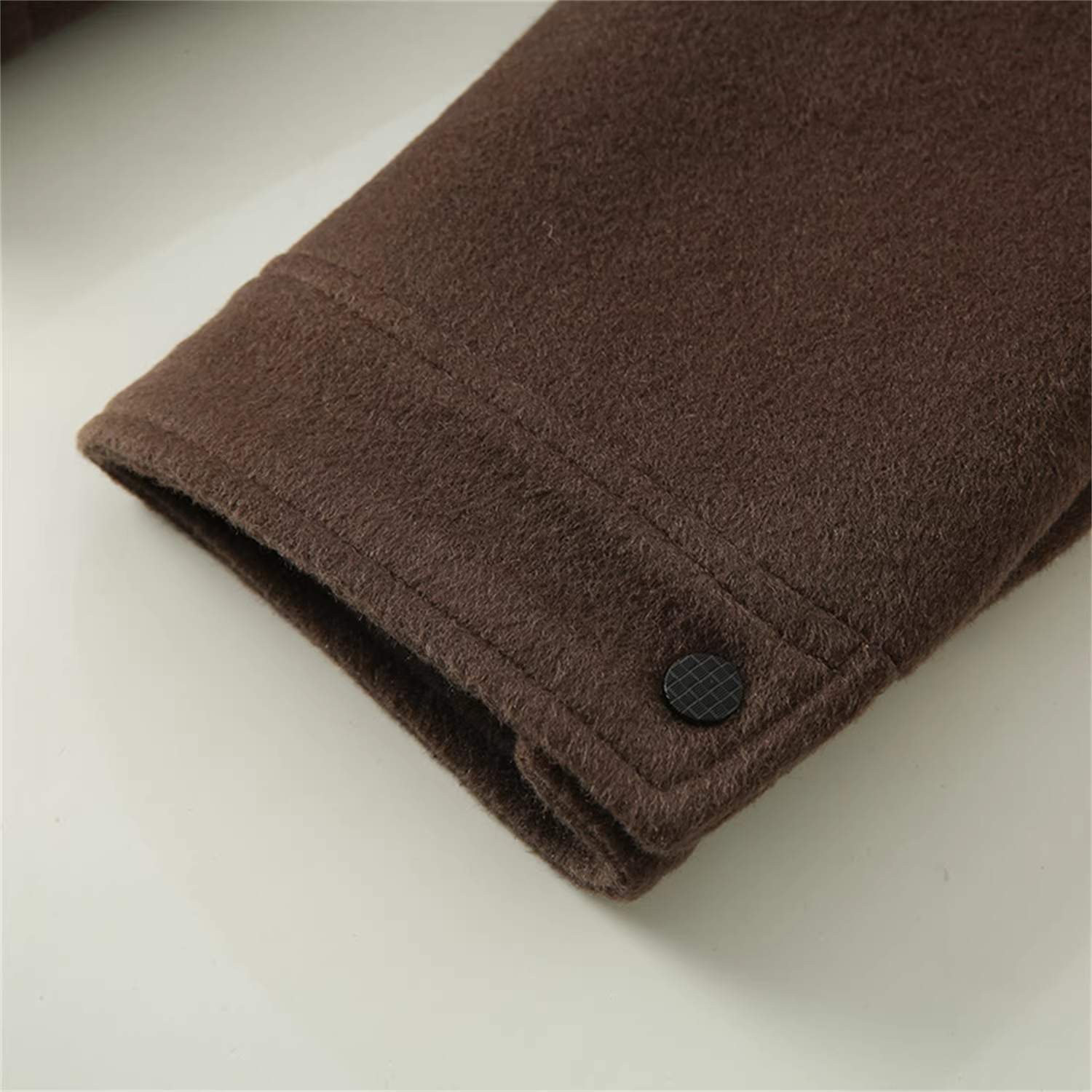 Don Quixote Luxury! 70,6% len cừu nhập khẩu! Lót lông ngỗng có thể tháo rời! Áo khoác len nam