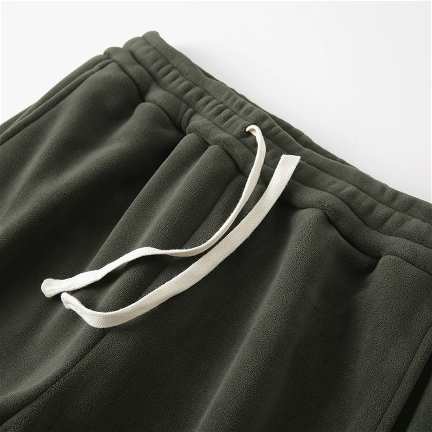 Don Quixote không sợ -20 độ! Quần thể thao nam chất liệu nỉ dày dặn, dáng thẳng, trọng lượng cao 850g, mùa đông