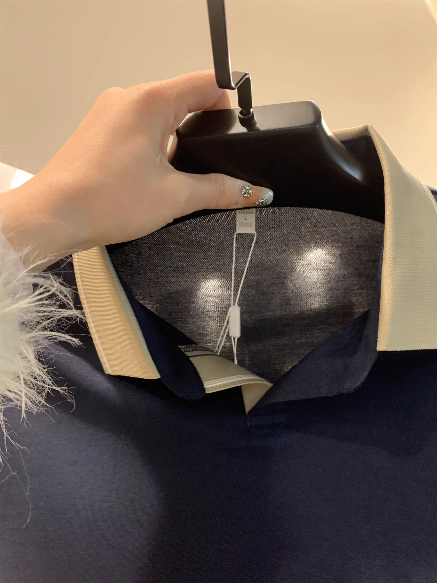 Lợi ích của người hâm mộ Don Quixote! Áo sơ mi POLO ngắn tay mùa hè bằng vải lanh acetate, tơ tằm dệt kim, tinh tế và thoáng khí dành cho nam giới.