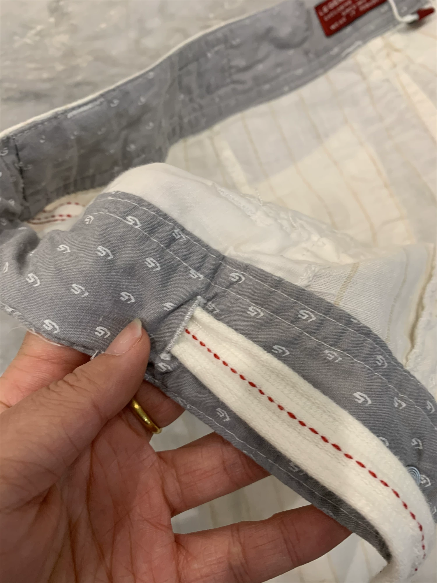 Don Quixote 100% vải lanh! Kết cấu dọc! Quần và quần short nam mùa hè mát mẻ, thấm hút mồ hôi, thoáng khí, đa năng.