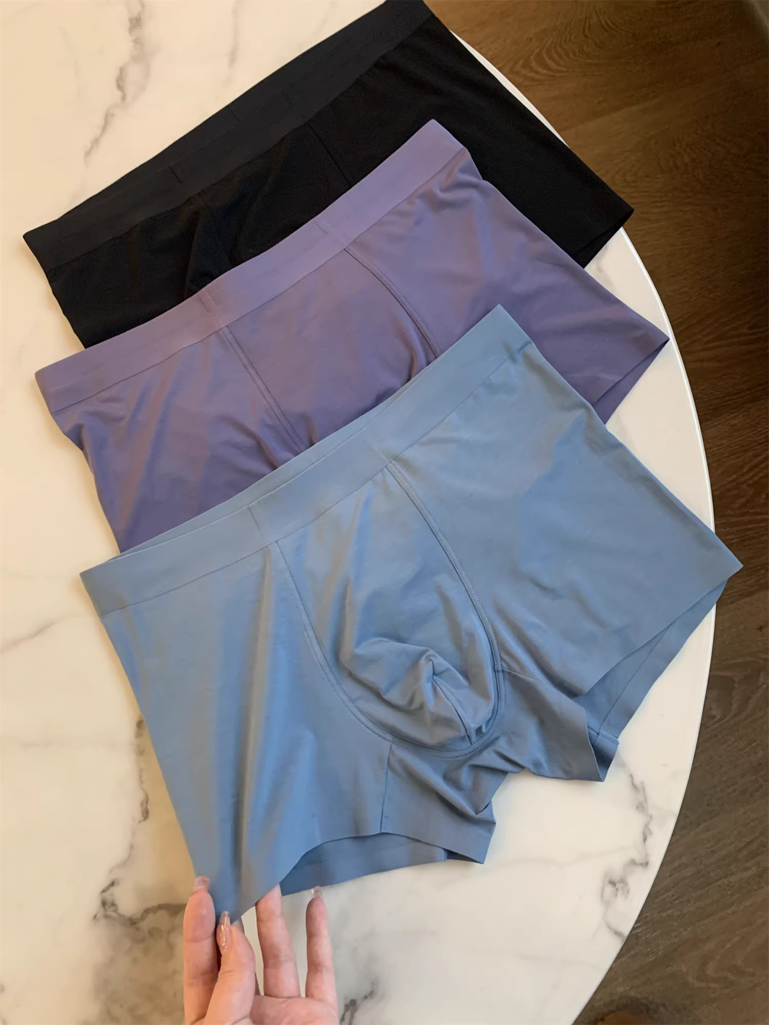 Don Quixote, hộp 3 đôi! Quần lót nam chất liệu modal cao cấp thập niên 80, mềm mại, liền mạch, thoải mái.