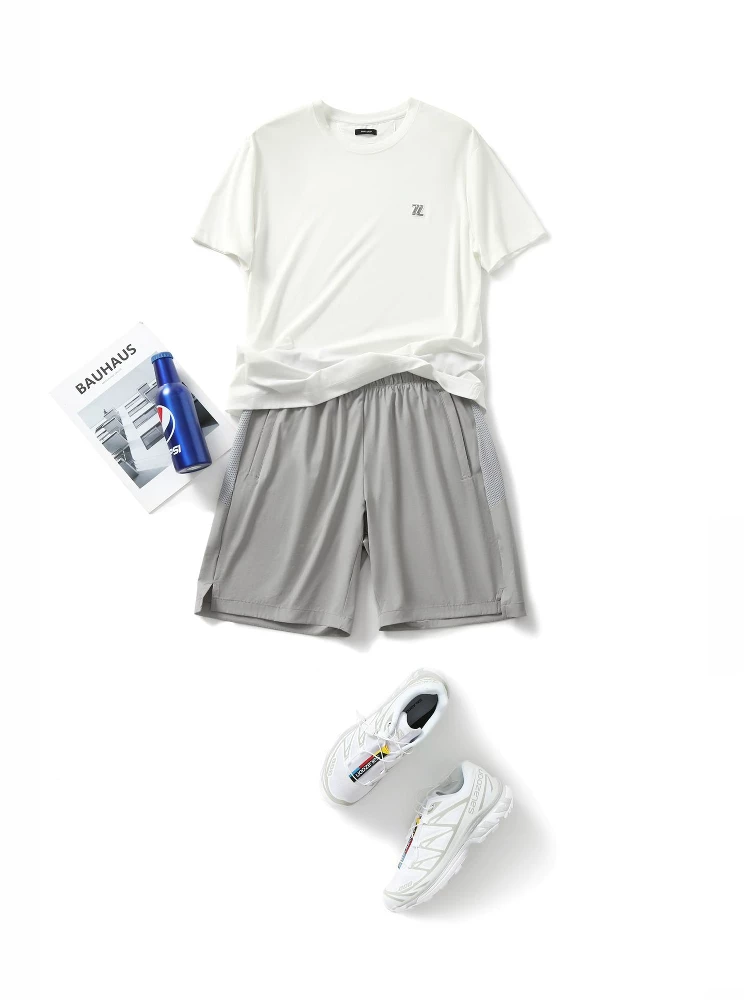 Chuỗi chương trình Don Quixote RUNNING! Công nghệ tuyệt vời! Quần short thông thường nhẹ và thoáng khí dành cho nam giới vào mùa hè.