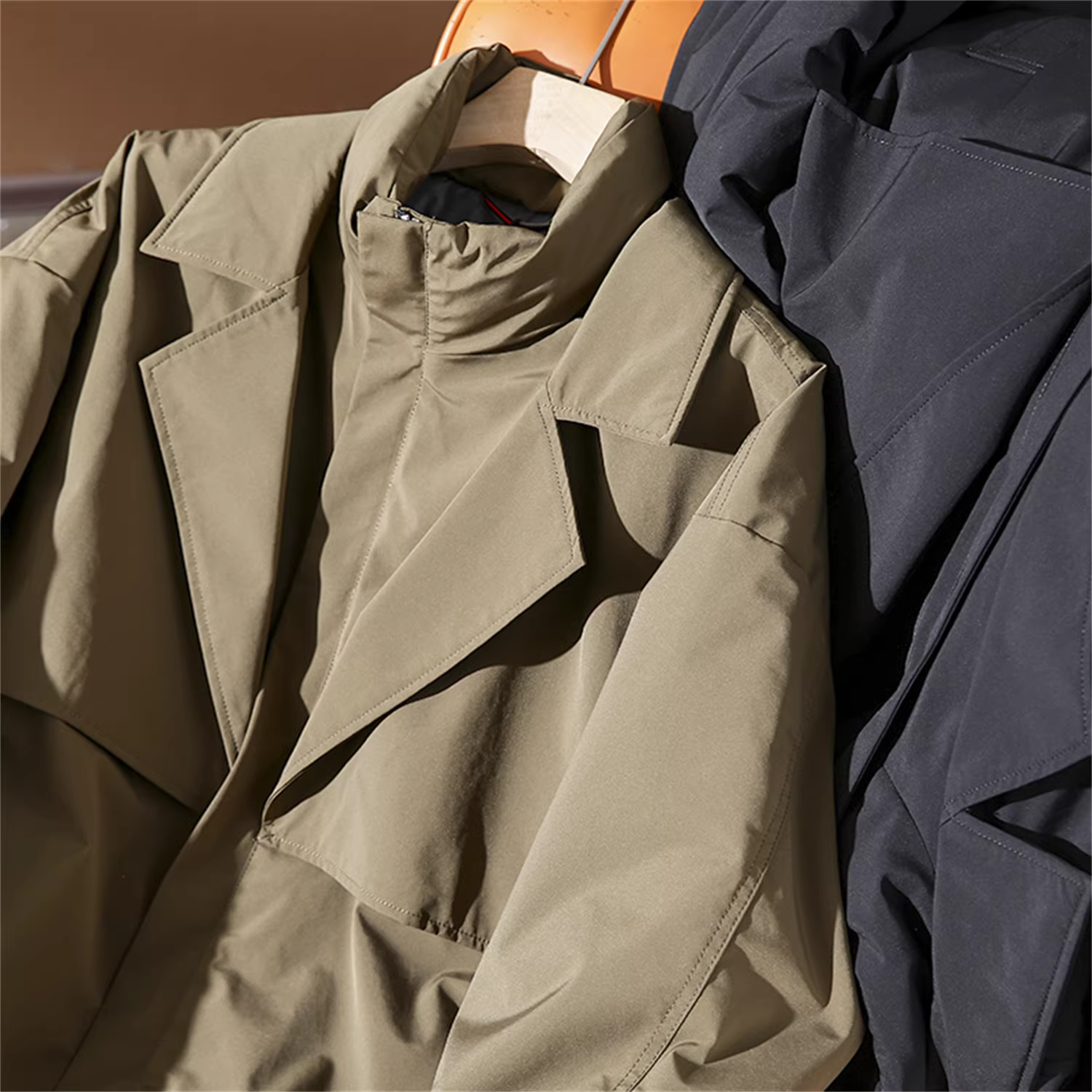 Don Quixote, đẳng cấp ngàn đô! Lông vũ vịt 90% siêu mềm mại! Áo khoác lông vũ dài trung bình giữ ấm mùa thu đông dành cho nam.