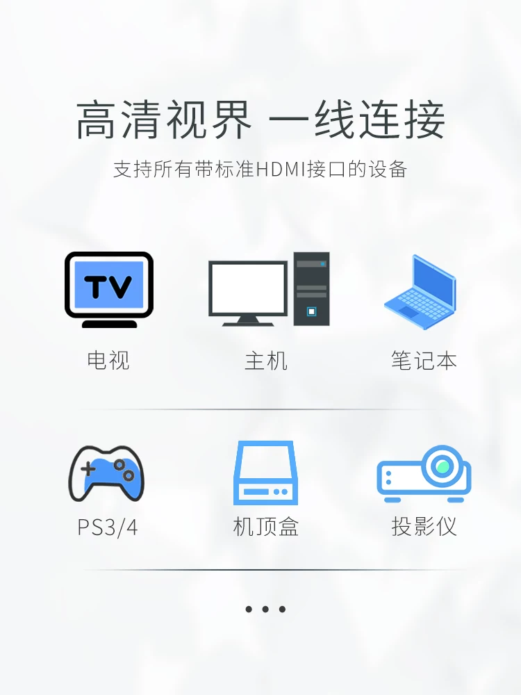 Cáp nối dài HDMI 2.0 đầu đực sang đầu cái 3D TV 4K máy chiếu laptop cáp nối dài đầu đực-cái