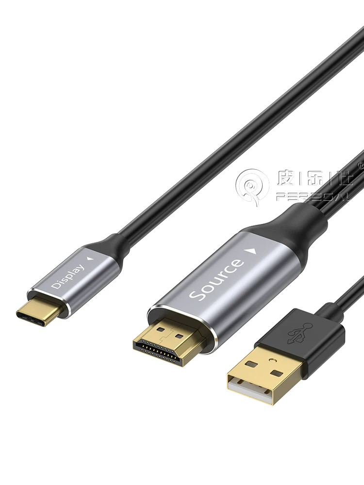 Cáp HDMI sang Type-C 4K, laptop kết nối với màn hình di động, màn hình vẽ kỹ thuật số, cáp VR một dây