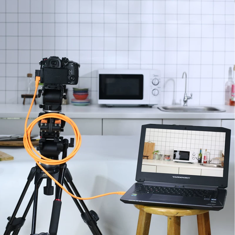 Thích hợp cho máy ảnh Canon EOSR R5 R6 typec sang USB3.0 chụp trực tuyến cáp dữ liệu Fuji XT3 Nikon Z6Z7