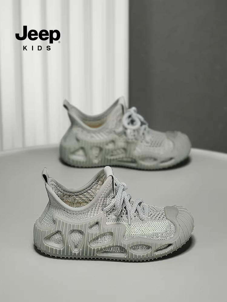 Giày thể thao nam Jeep 2025 giày chạy bộ mùa hè mới kiểu lười dành cho nữ giày lưới thoáng khí