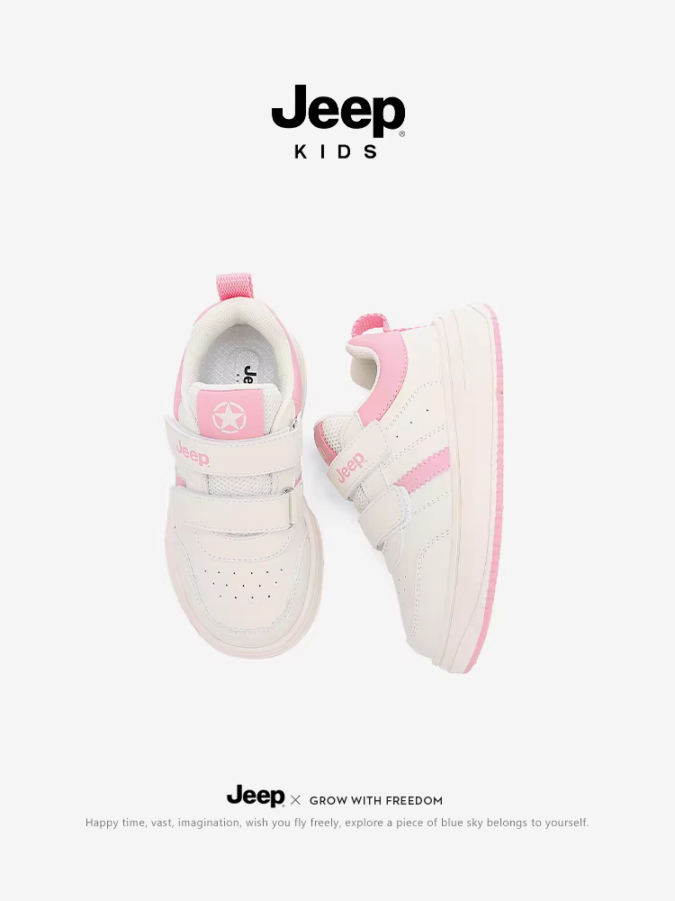 Giày thể thao nữ Jeep giày chạy bộ đế mềm mùa xuân mẫu mới 2025 dành cho trẻ lớn hơn Giày đi bộ đường dài chống trơn trượt chống mài mòn thoáng khí