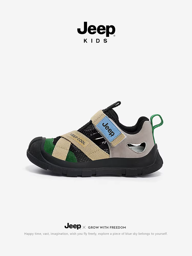 Giày sandal kín mũi cho bé trai, giày đi nước mùa hè 2025, giày đi biển mới cho bé gái, giày lưới rỗng cho bé gái
