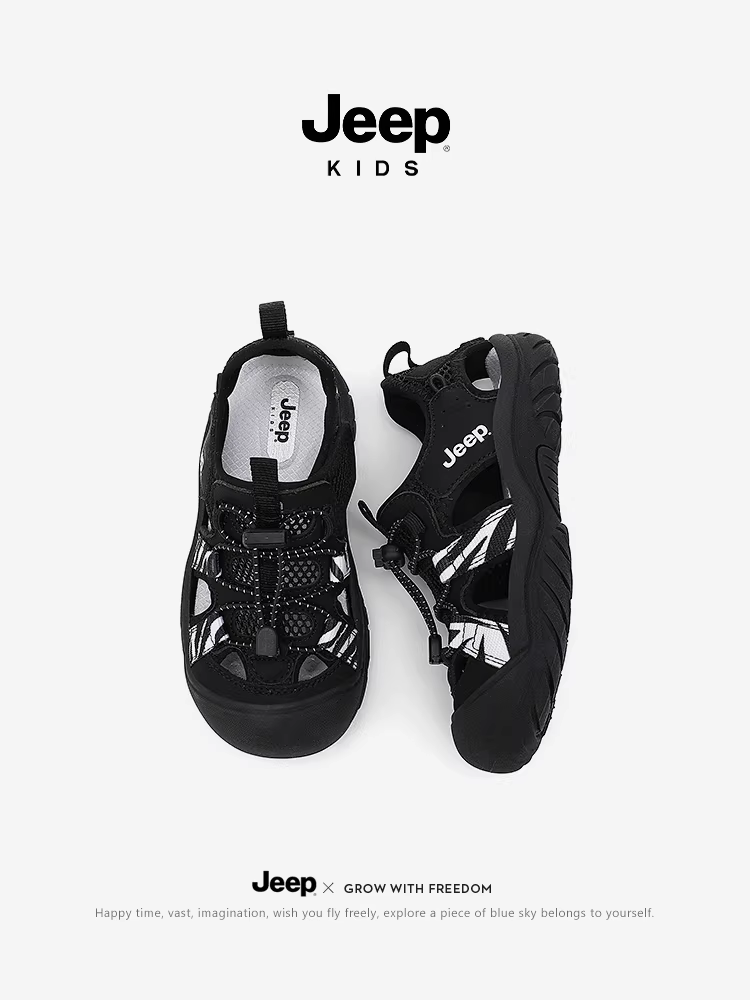 Dép kín mũi cho bé trai, giày chống trơn, giày đi biển mùa hè mới 2025 cho bé gái