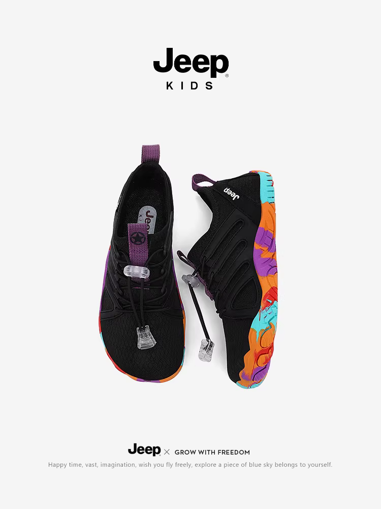 Giày đi sông ngoài trời dành cho trẻ em Jeep mùa hè 2025 dép chống nước mới chống trượt khi bơi lội giày đi biển nhanh khô dành cho trẻ em