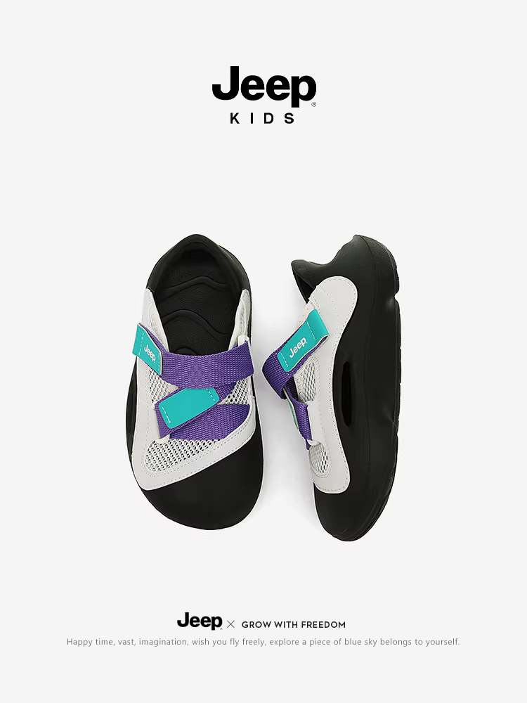 Giày trẻ em Jeep, dép trẻ em, giày đi biển đế mềm, giày nước trẻ em, dép sandal mùa hè mới cho bé trai 2025
