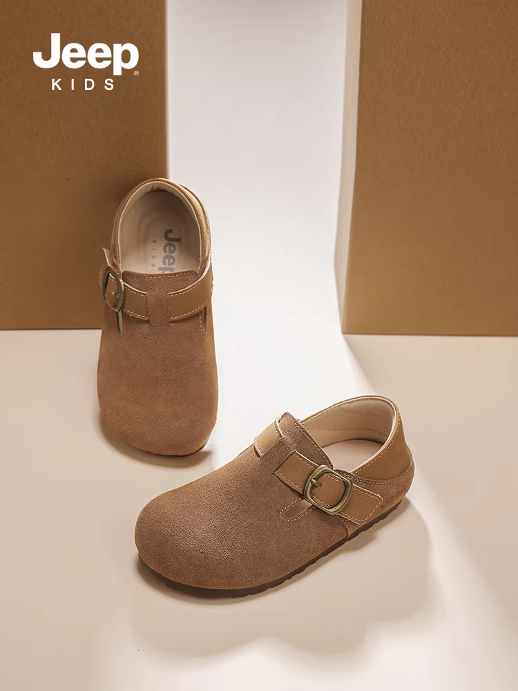 Giày lười kiểu Birkenstock dành cho bé gái, mẫu mới mùa thu 2025, giày lười dễ đi, kiểu dáng hai chiều, giày thường ngày cho bé trai.