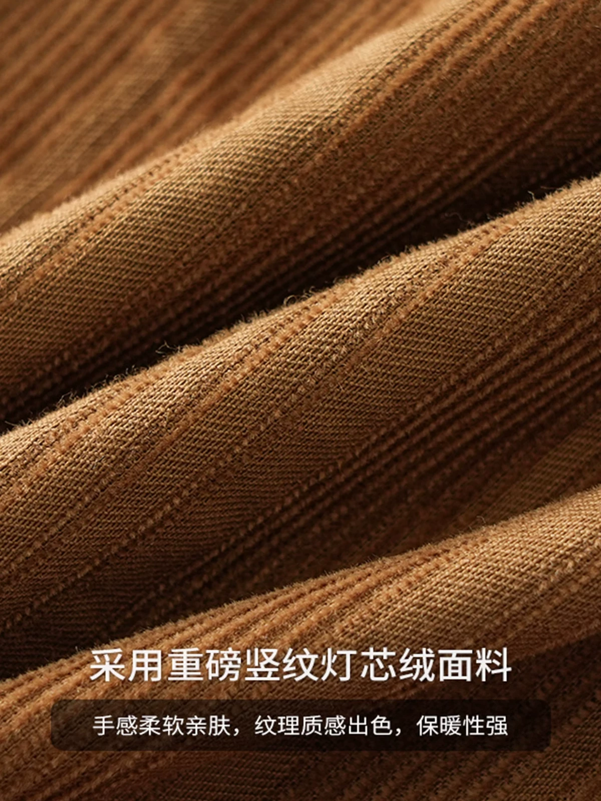 Áo khoác nhung dày OMZM dành cho nam mùa thu đông 2024, áo sơ mi nhung ấm áp, phong cách Mỹ cổ điển, áo khoác rộng rãi kiểu công nhân