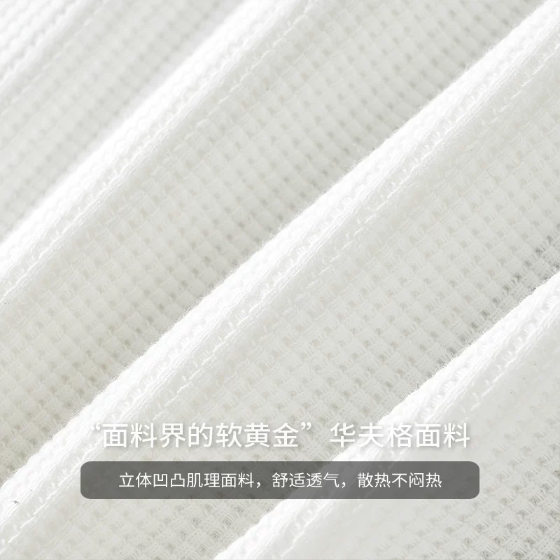 Quần short waffle kiểu Mỹ dành cho nam, quần short thể thao rộng rãi thoáng khí hợp thời trang mùa hè, quần short bóng rổ thường ngày năm phần