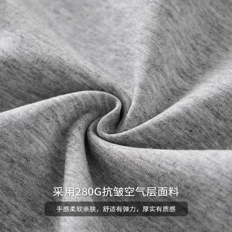 Áo thun ngắn tay bằng vải cotton hạng nặng OMZM280G dành cho nam, áo thun trắng chắp vá mùa hè, dáng rộng, tay lửng vai thường.