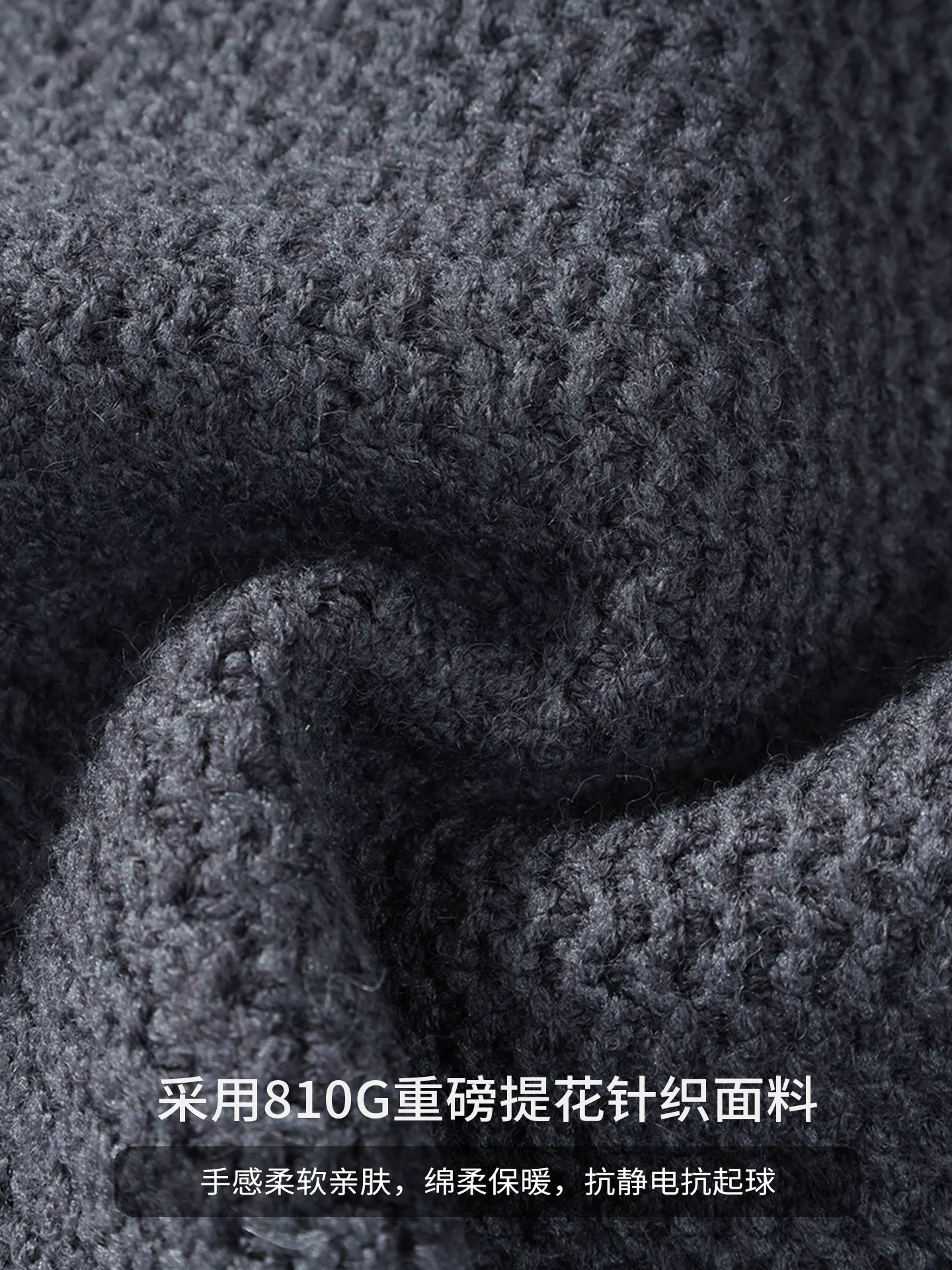 Áo len cổ tròn OMZM dành cho nam, mẫu mới mùa đông 2025, dày dặn, giữ ấm, chất liệu len dệt kim thoải mái, kiểu dáng rộng rãi.