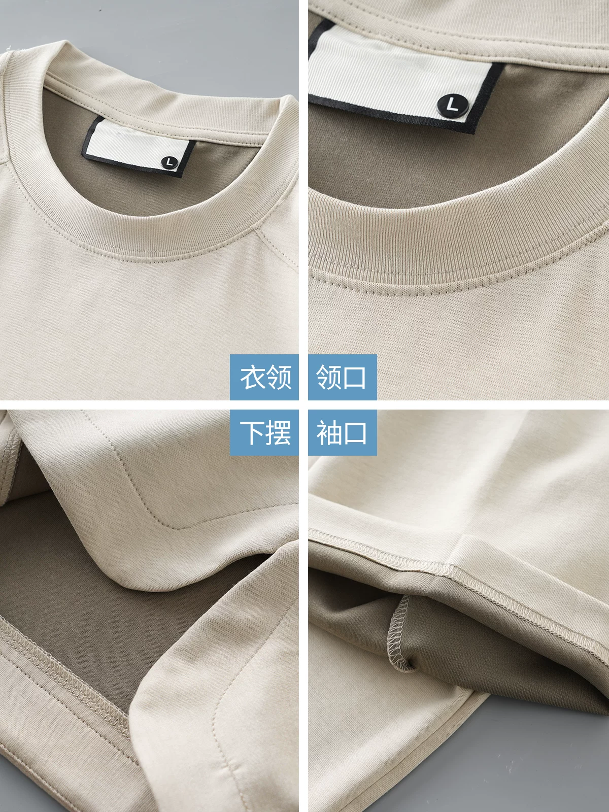 Áo thun nam tay ngắn kiểu dáng thể thao OMZM chất liệu mát lạnh mùa hè kiểu Mỹ, chất liệu lụa đá nhanh khô, tay lửng hai màu, dáng rộng