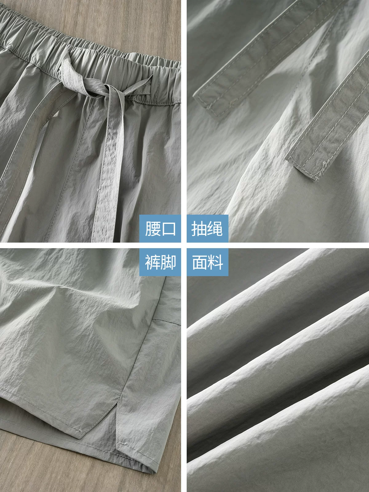 [Chống thấm nước] Quần short khô nhanh bằng vải lụa băng kiểu Mỹ dành cho nam, quần short chạy bộ nhẹ và thoáng khí cho mùa hè, quần short thể thao chức năng ngoài trời