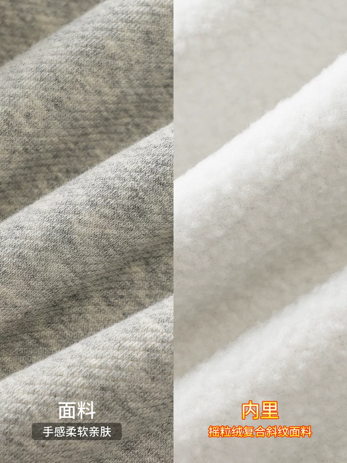 Quần jogger lót lông cừu OMZM dành cho nam, quần dày ấm mùa đông mới, quần thể thao dệt kim dáng rộng phong cách Mỹ.