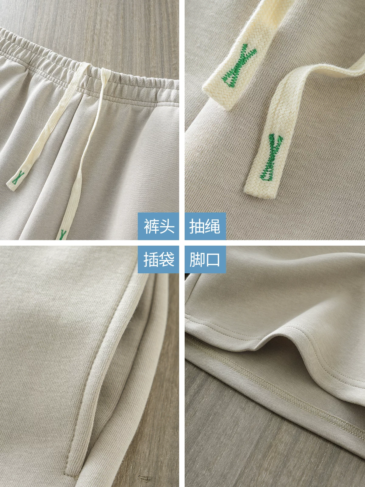 Quần short cotton hạng nặng kiểu Mỹ OMZM dành cho nam, quần short năm điểm màu trơn rộng rãi mùa hè, quần dài vừa phải dành cho thể thao bóng rổ