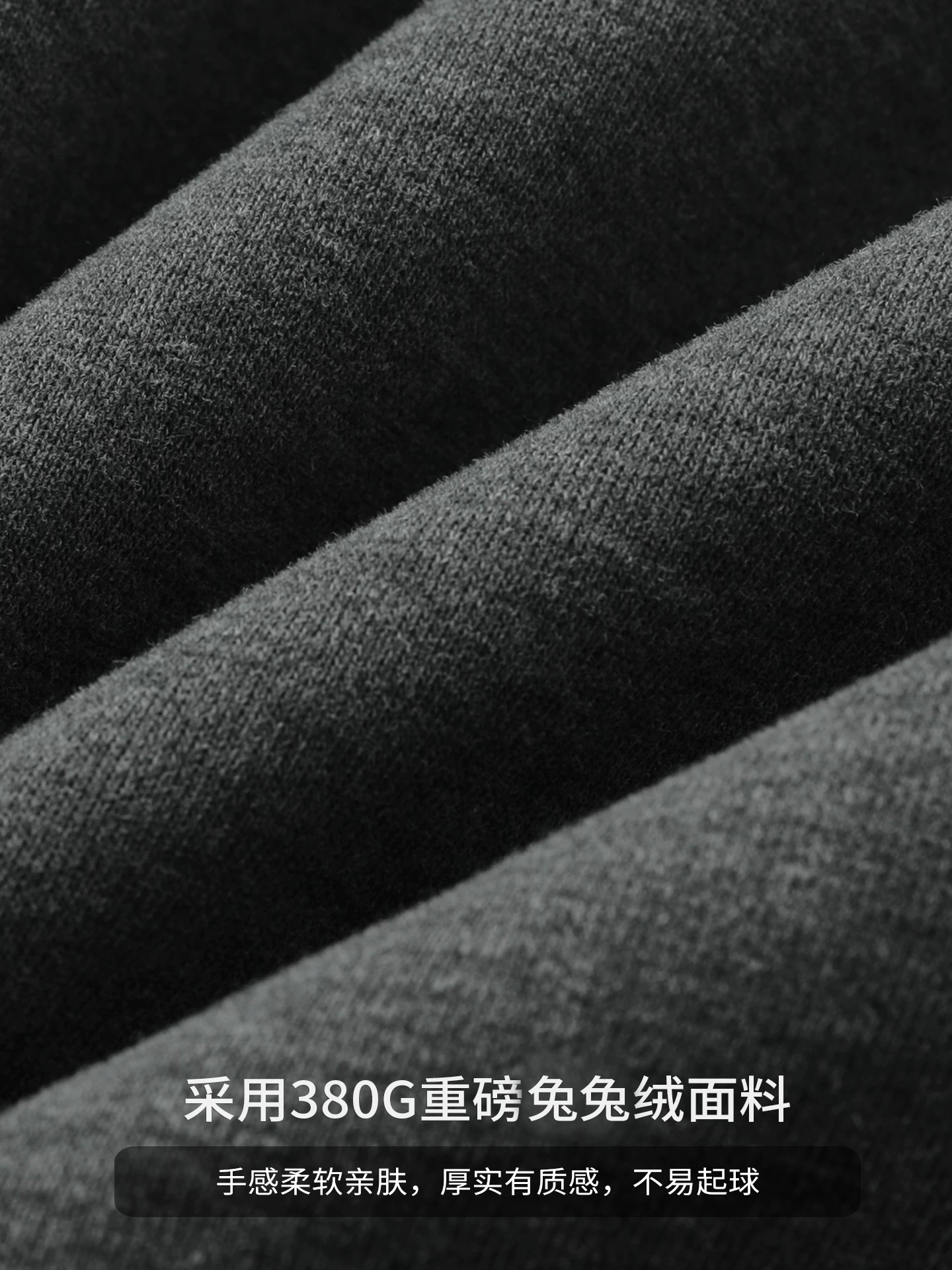 Áo nỉ cổ tròn hạng nặng OMZM380G dành cho nam, thiết kế mùa thu với kiểu ghép mảnh phá cách, áo khoác không mũ rộng rãi.