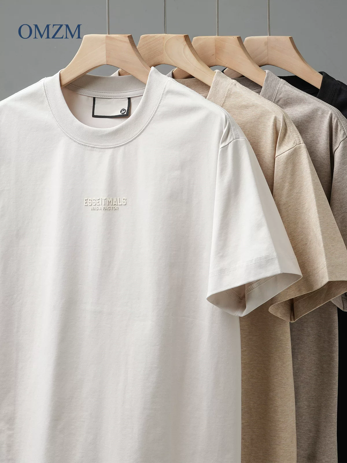 [320G Heavyweight] Áo thun Sorona mát mẻ dành cho nam, tay ngắn, mùa hè, chất liệu lụa đá nhanh khô, in họa tiết, cổ tròn, tay lửng dành cho nam