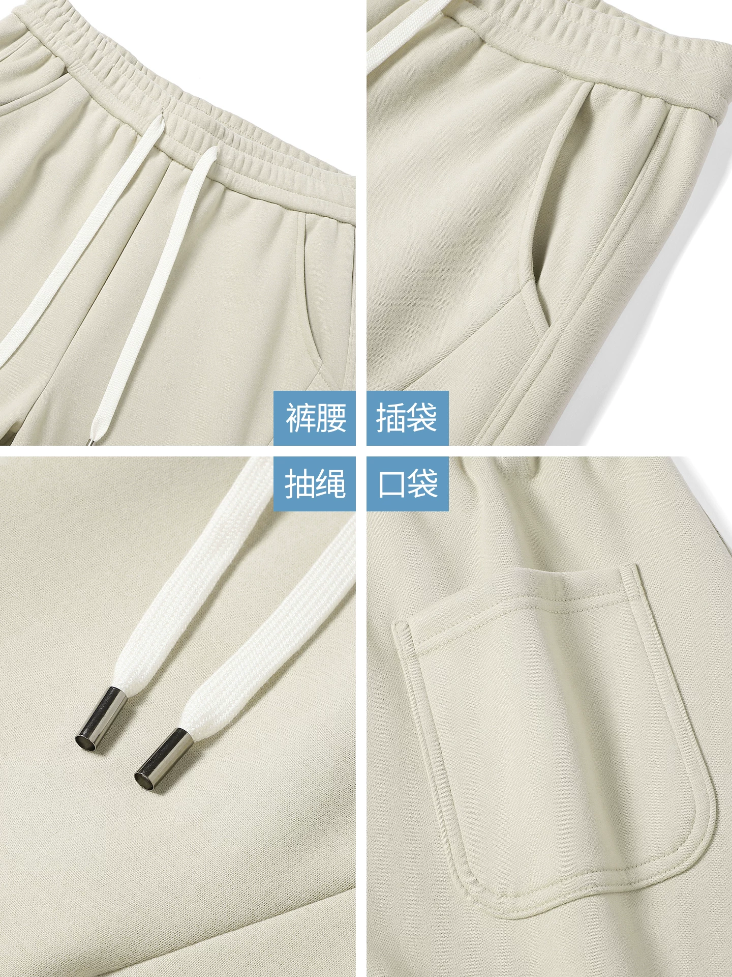 Quần thể thao kiểu Mỹ OMZM dành cho nam, quần thường ngày dày dặn ấm áp mùa đông, quần ống rộng màu trơn kiểu dáng đơn giản.