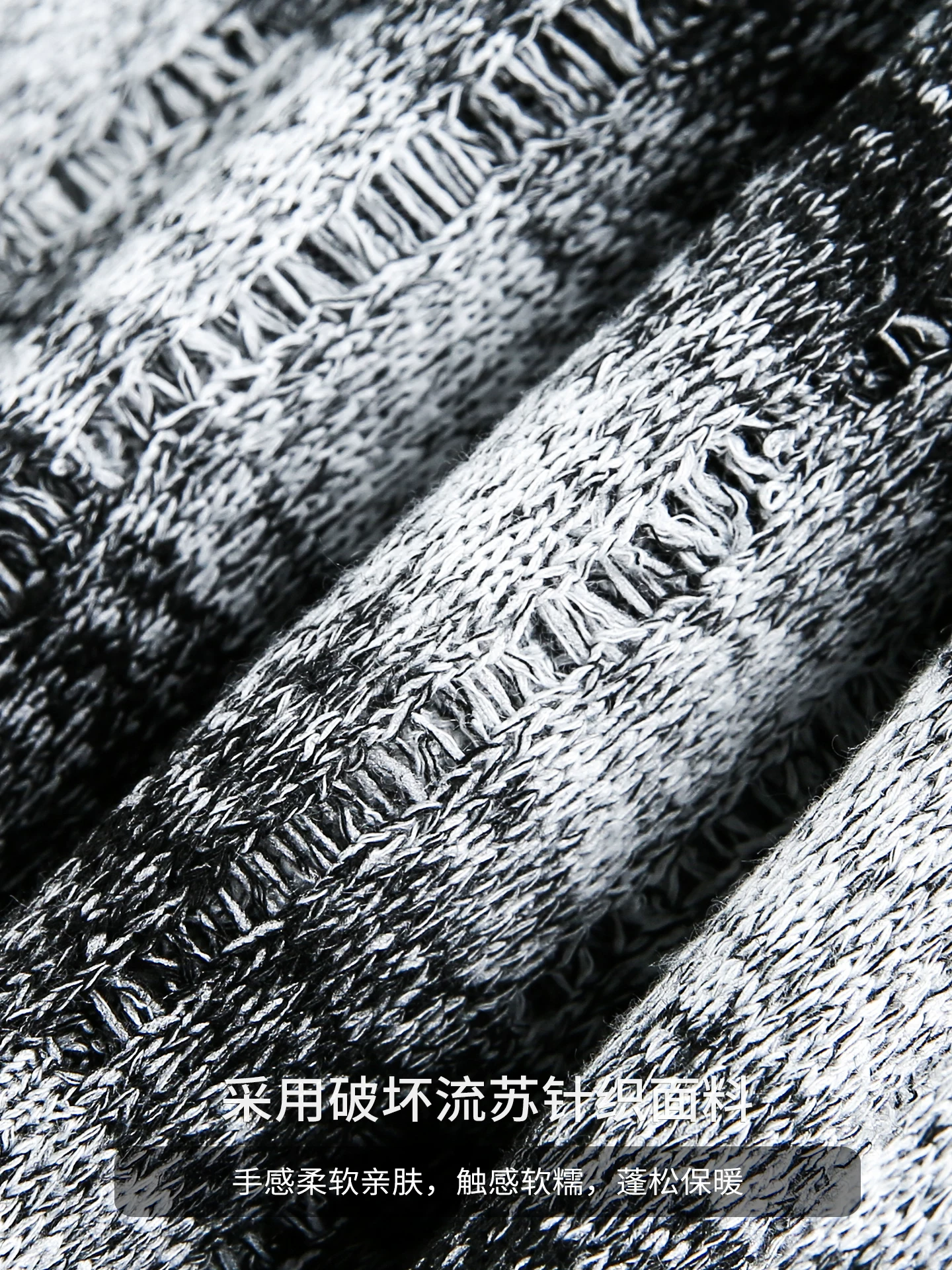 Áo len cổ tròn sọc OMZM dành cho nam, áo sơ mi lớp trong phối màu cổ điển kiểu Mỹ mùa thu đông, áo len dệt kim cao cấp kiểu cũ