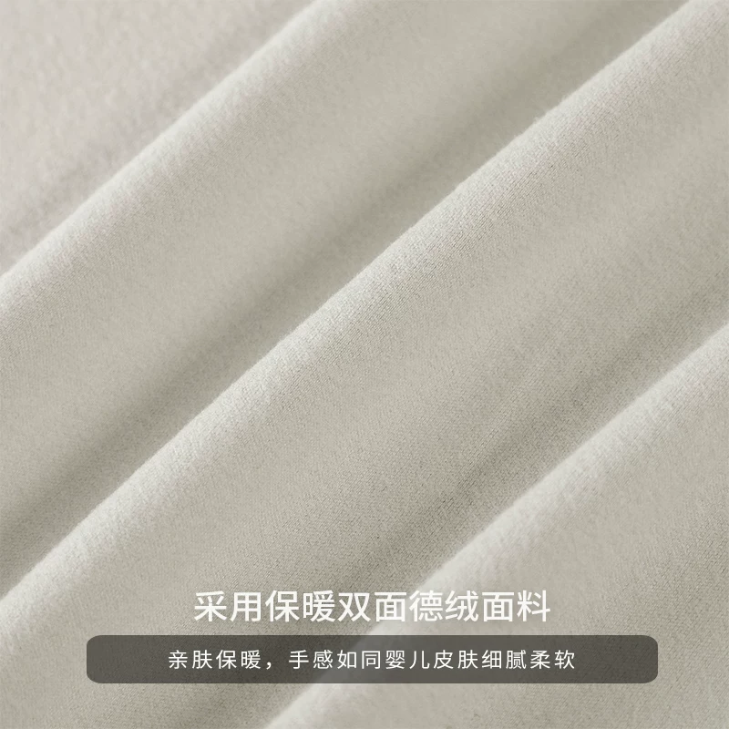 Áo thun dài tay hạng nặng 320G kiểu Mỹ dành cho nam, áo sơ mi cổ cao nửa cổ nhung Đức hai mặt mùa thu đông, áo len ấm màu trơn dành cho nam.
