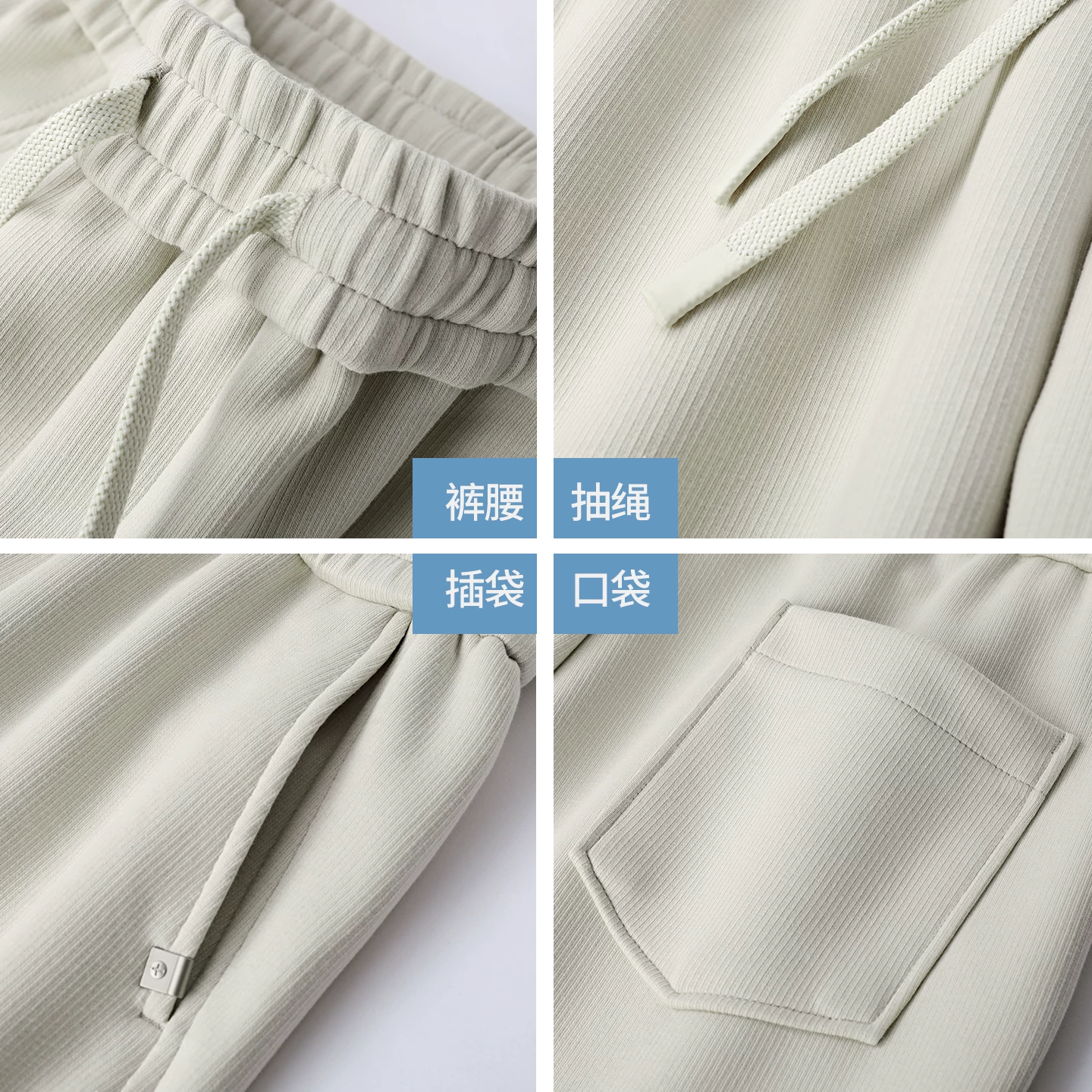 Quần thường ngày sọc dọc hạng nặng OMZM dành cho nam, kiểu dáng mỏng mùa hè, quần ống rộng chống nhăn cao cấp, quần dài công sở rộng rãi.