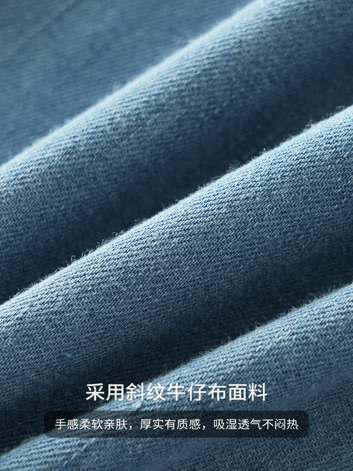 OMZM Áo sơ mi denim phong cách Mỹ dành cho nam giới tay ngắn mùa hè cao cấp cổ điển đã giặt áo sơ mi nhiều túi áo khoác