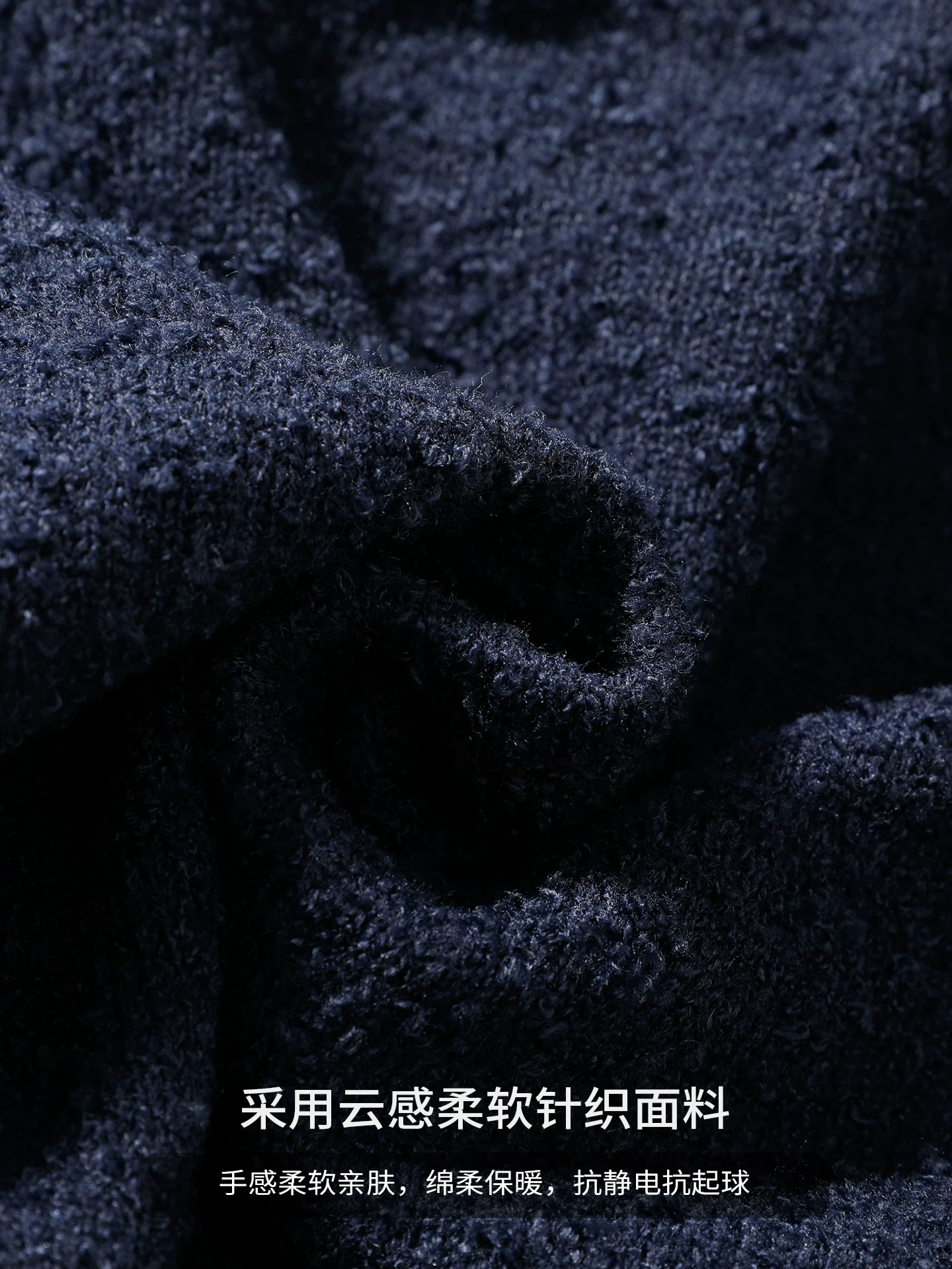 Áo len dệt kim có cổ OMZM dành cho nam, lót lông cừu mùa đông, dày dặn, ấm áp, lớp bên trong, áo len kiểu POLO đơn giản và đa năng.