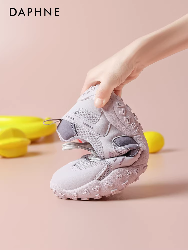 Giày tập Daphne Dopamine dành cho nữ, mẫu mới mùa hè 2025, thoáng khí, màu tím, kiểu ballet đa năng, giày thể thao thường ngày.