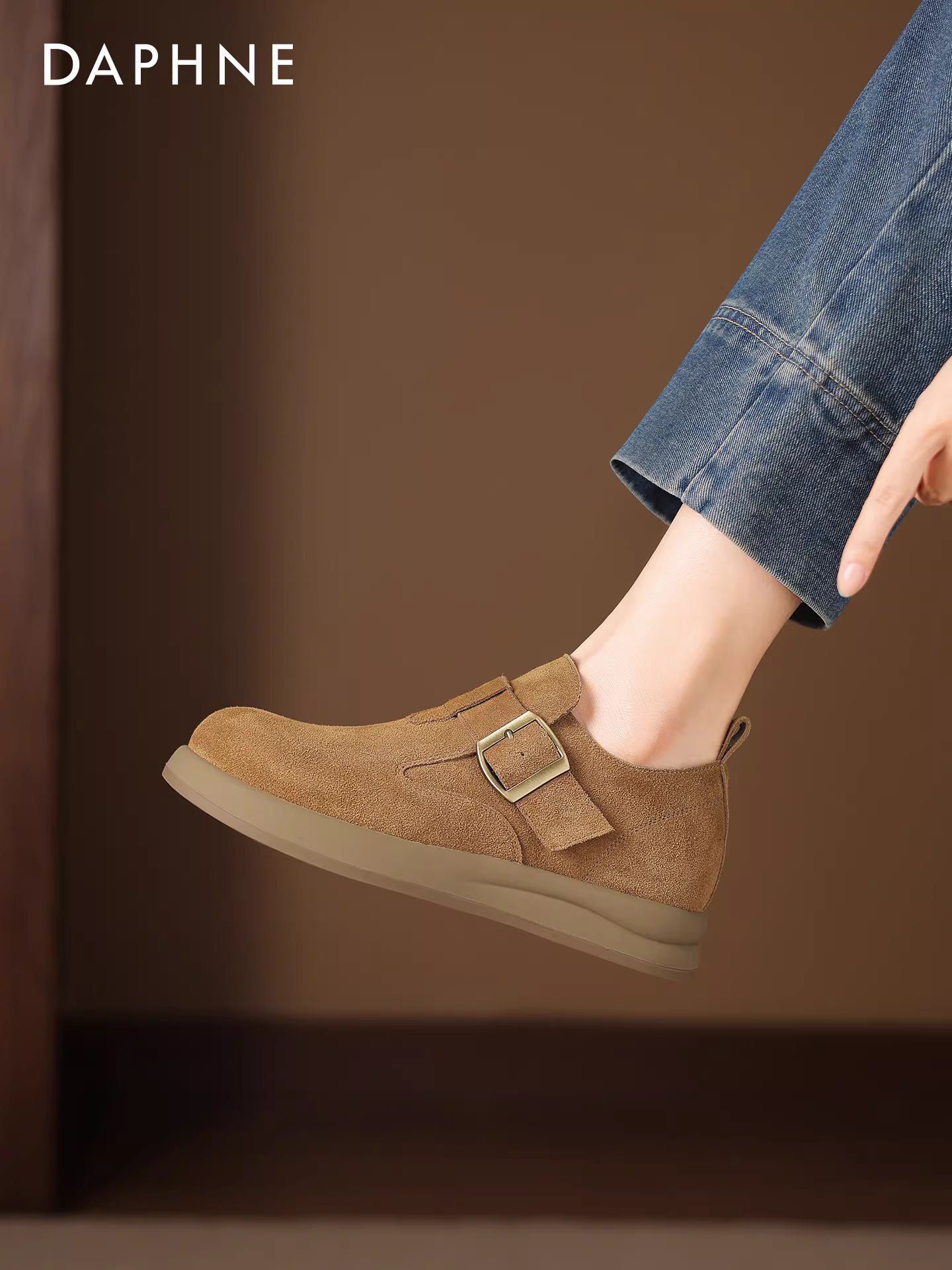 Giày Birkenstock đế bằng Daphne dành cho nữ 2025, mẫu mới thu đông, đế dày, ôm chân, kiểu lười, đế mềm, giày đơn.