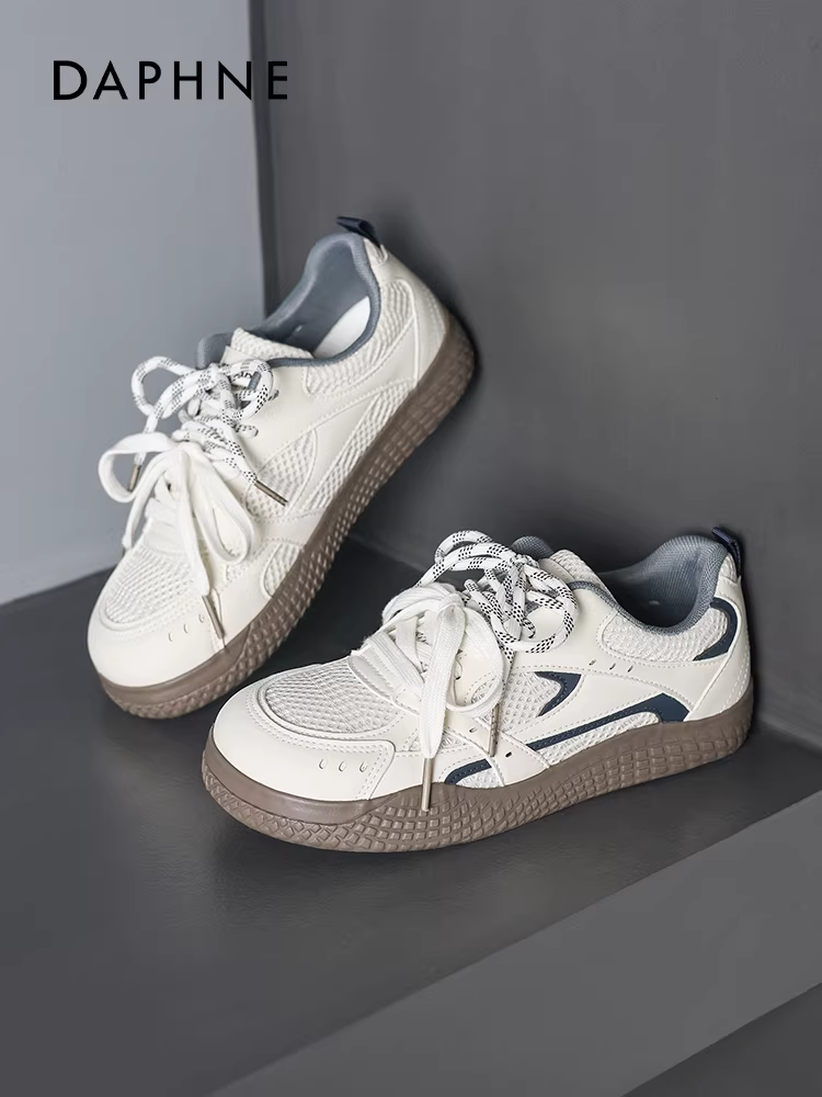 Giày tập múa ba lê Daphne dành cho nữ 2025, mẫu mới mùa hè, thoáng khí, đế mềm, giày thể thao, giày thể thao đế dày, màu trắng