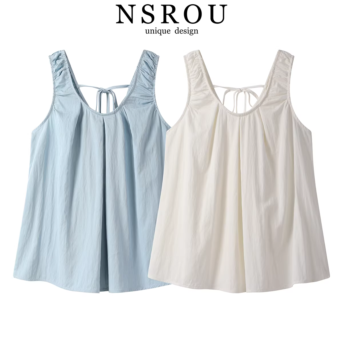 Áo babydoll không lưng kiểu Pháp dành cho nữ, thiết kế mùa hè, độc đáo, áo giảm tuổi tác.