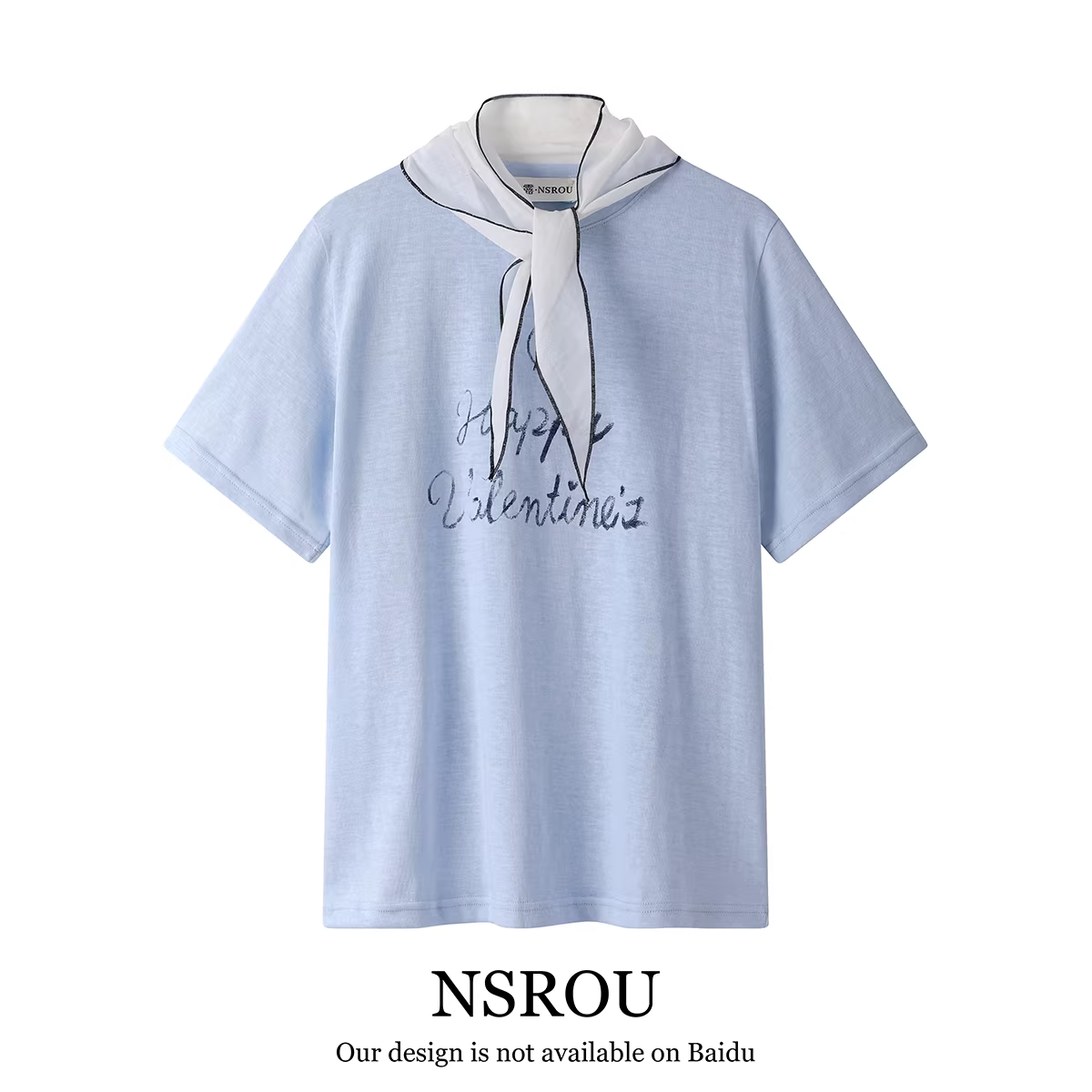 Áo thun ngắn tay kiểu dáng độc đáo in chữ phong cách Hàn Quốc dành cho nữ mùa hè thiết kế mới đa năng