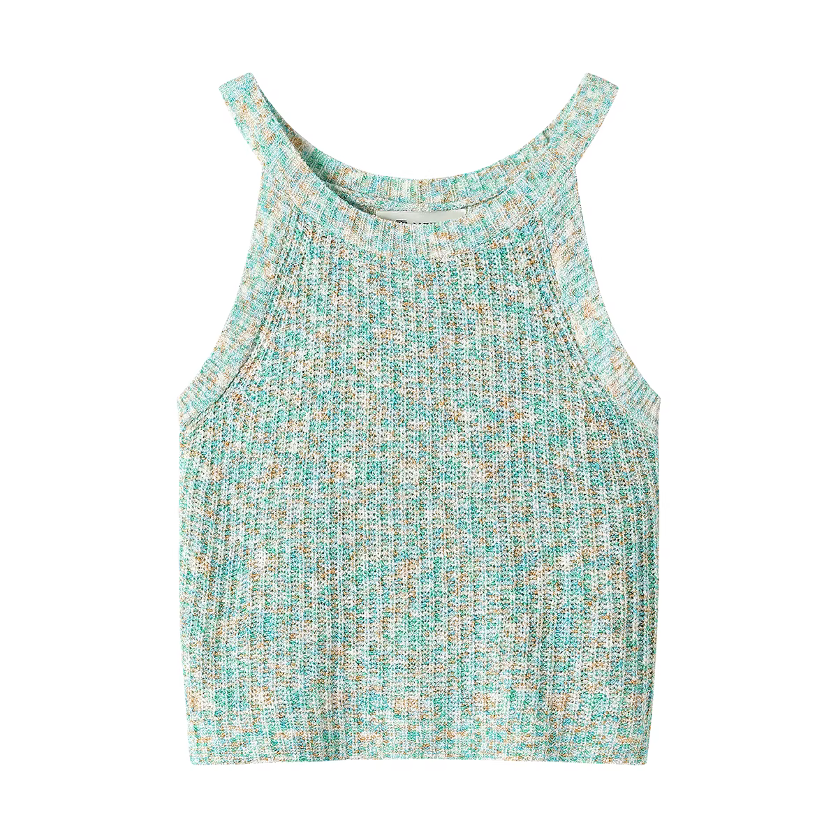 Áo ba lỗ dệt kim ôm sát kiểu Pháp dành cho nữ, áo khoác ngoài mùa hè mới