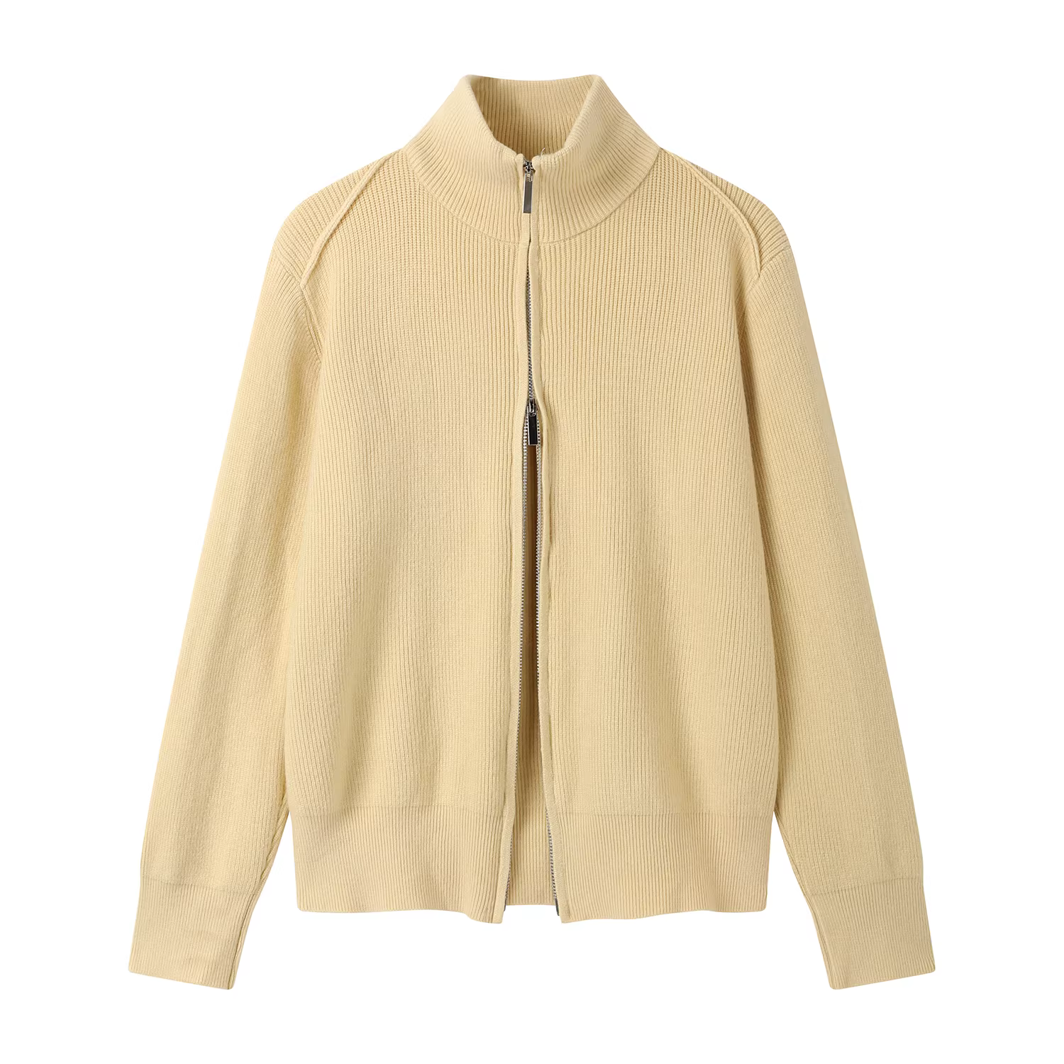 Áo len dệt kim đa năng thanh lịch phong cách Hàn Quốc dành cho nữ, áo khoác len dài tay giảm béo cao cấp mùa thu đông