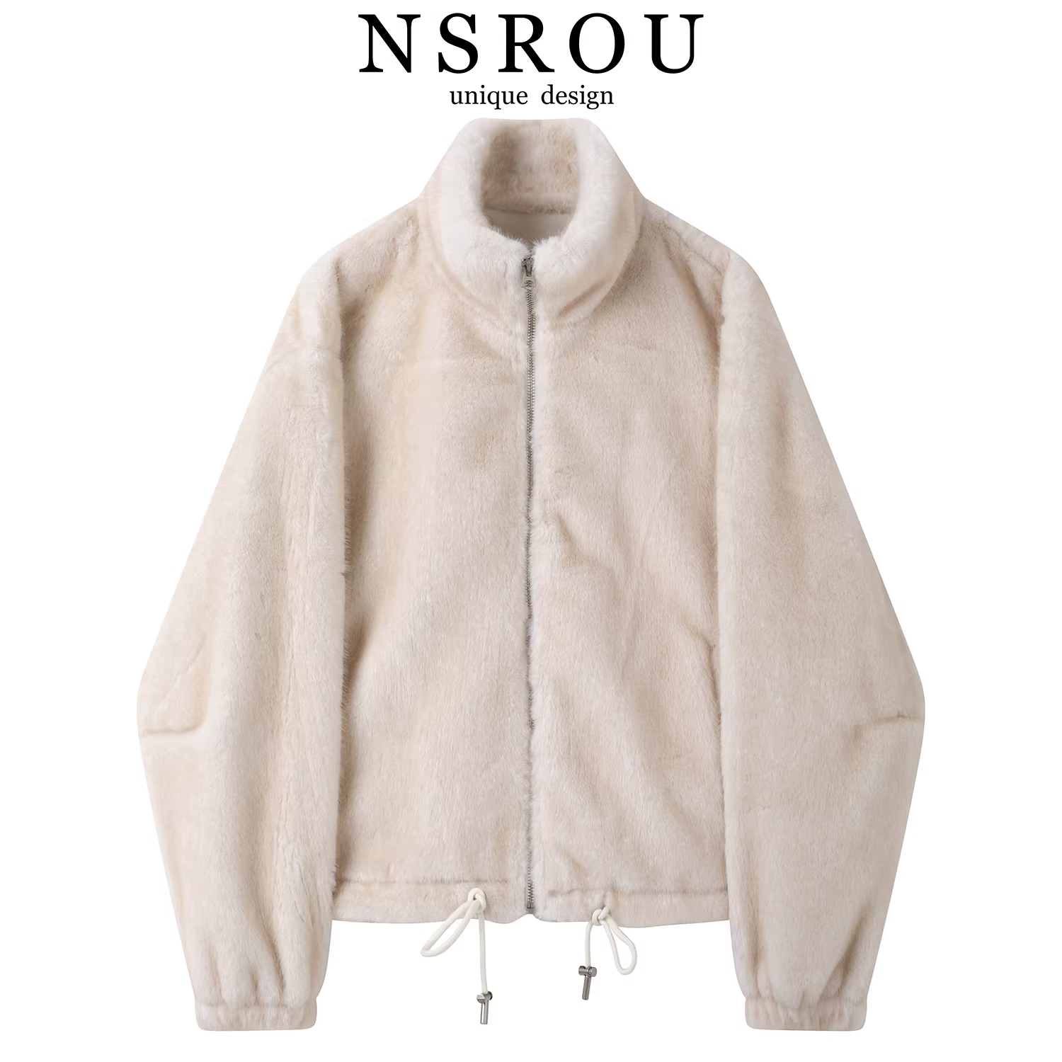 Áo khoác ngắn len cừu kiểu Hàn Quốc, nhẹ nhàng và thanh lịch dành cho nữ, áo khoác lông thú hợp thời trang mùa đông và giảm tuổi tác.