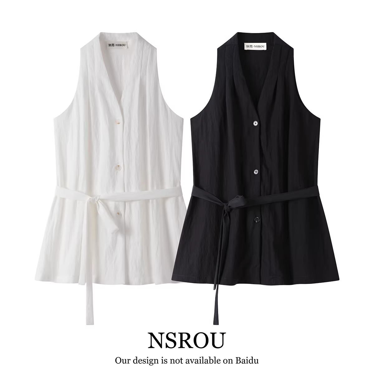 Áo kiểu Pháp thanh lịch và sang trọng không tay dành cho nữ, áo mùa hè độc đáo và đẹp mắt.