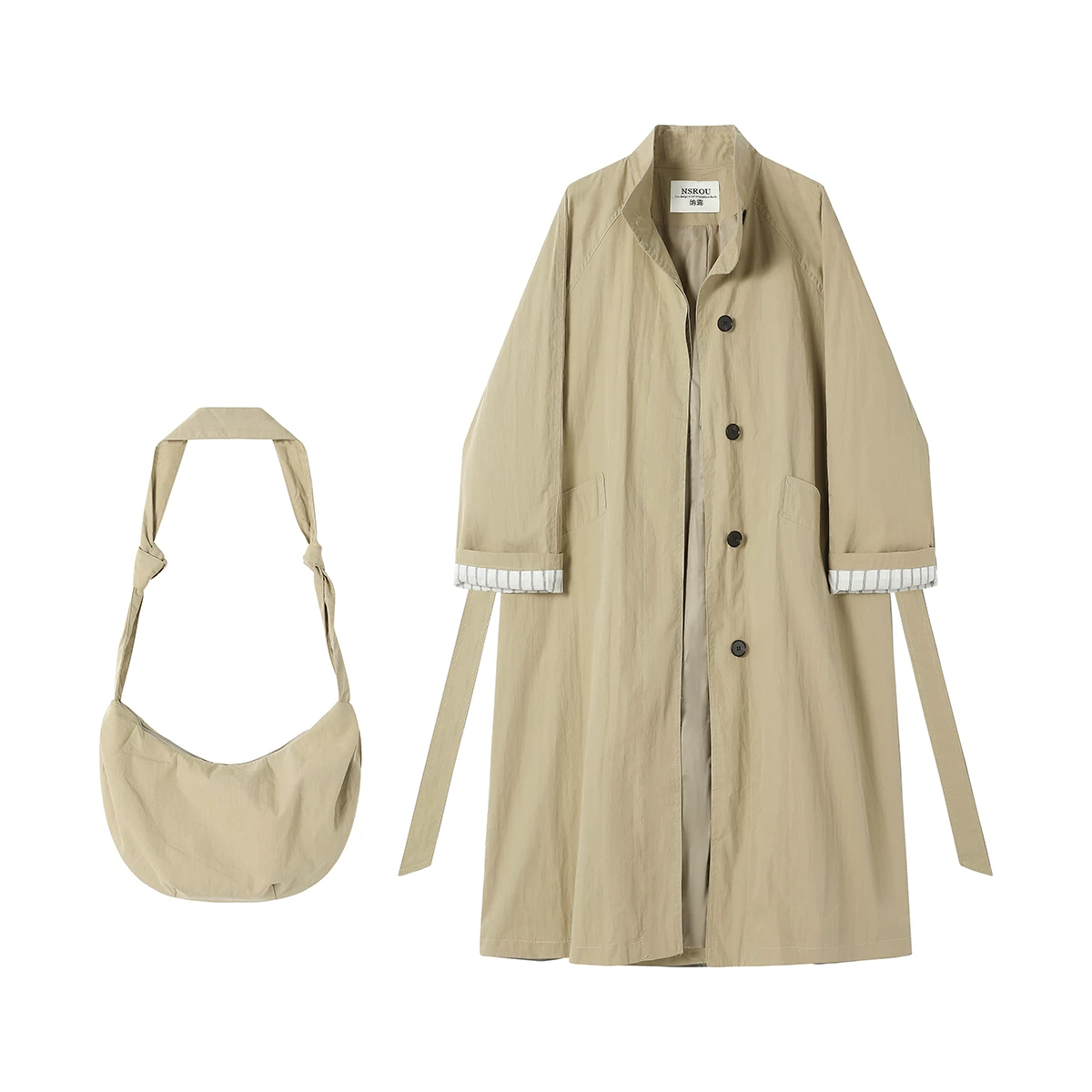 Áo khoác dài Melard cổ điển đầu thu với cổ đứng phong cách Anh dành cho nữ, áo khoác phong cách Hàn Quốc cao cấp và siêu sành điệu.