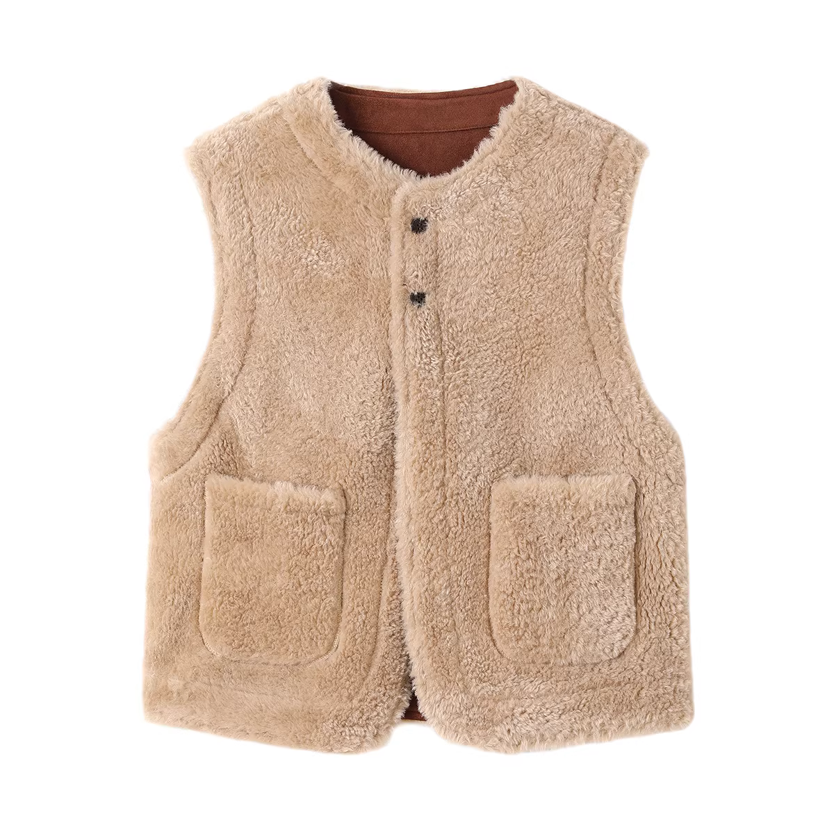 NSROU niche retro độc đáo siêu phong cách áo khoác ngắn bằng da lộn dày dành cho nữ đầu mùa thu sang trọng